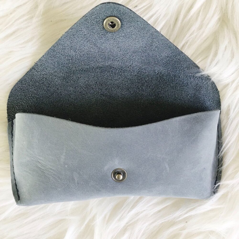 Portland Leather Goods Sunglasses Case Storm Gray Blue - Picture 7 of 7